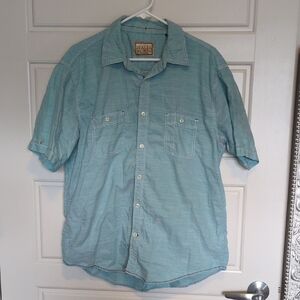 Men's Vintage Italia Short Sleeve Button-down Shirt